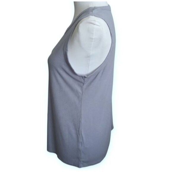 Halogen Light Gray/Lavender Sleeveless Tank Top Sz.L EUC - Picture 3 of 6